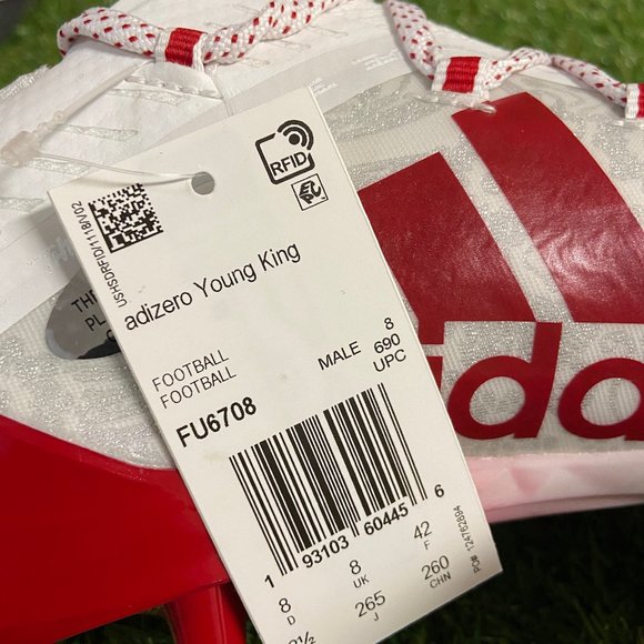 Adidas Adizero Reign Young King Football Cleats Red FU6708 Men\'s Size NEW main image 10